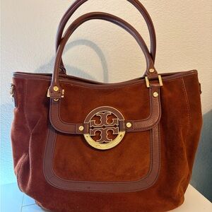 Tory Burch Tote Suede